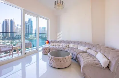 Apartment - 2 Bedrooms - 3 Bathrooms for rent in Damac Heights - Dubai Marina - Dubai
