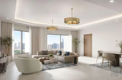 Apartment - 1 Bedroom - 2 Bathrooms for sale in Tower C1 - Ajman Pearl Towers - Ajman Downtown - Ajman