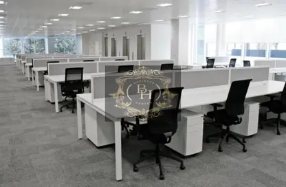 Office Space - Studio - 1 Bathroom for rent in Tower A1 - Ajman Pearl Towers - Ajman Downtown - Ajman