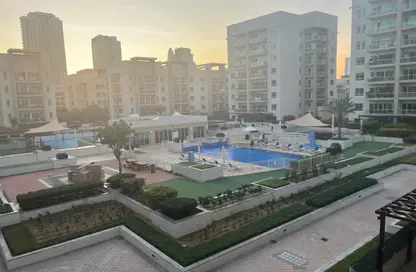 شقة - غرفة نوم - 1 حمام للايجار في السمر 3 - السمر - جرينز - دبي