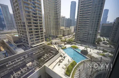 Apartment - 1 Bedroom - 2 Bathrooms for rent in Silverene Tower B - Silverene - Dubai Marina - Dubai