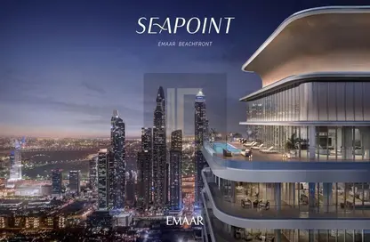 Outdoor Building image for: Penthouse - 4 Bedrooms - 5 Bathrooms for sale in Seapoint - EMAAR Beachfront - Dubai Harbour - Dubai, Image 1
