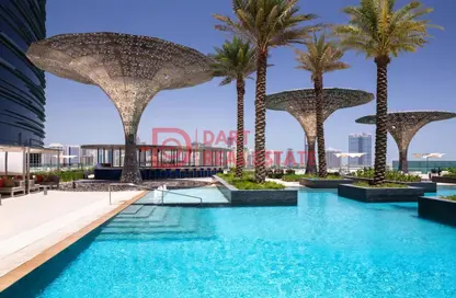 Pool image for: Hotel  and  Hotel Apartment - 1 Bedroom - 1 Bathroom for rent in Rosewood Abu Dhabi - Al Maryah Island - Abu Dhabi, Image 1