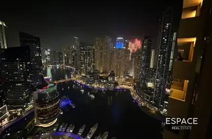 شقة - غرفة نوم - 2 حمامات للبيع في جي دبليو ماريوت هوتيل مارينا - دبي مارينا - دبي