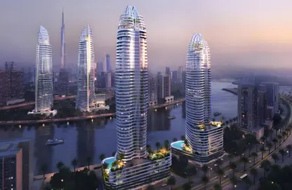 Apartment - 1 Bedroom - 2 Bathrooms for sale in Canal Crown 1 - Canal Crown - Business Bay - Dubai