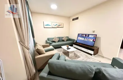 Living Room image for: Apartment - 1 Bedroom - 1 Bathroom for rent in Al Majaz - Sharjah, Image 1