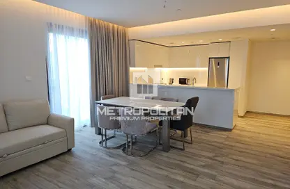 Living / Dining Room image for: Apartment - 1 Bedroom - 1 Bathroom for sale in Ahad Residences - Business Bay - Dubai, Image 1