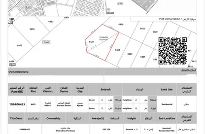 Land - Studio for sale in Al Helio 1 - Al Helio - Ajman Land - Studio for sale in Al Helio 1 - Al Helio - Ajman