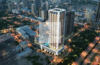 Apartment - Studio - 1 Bathroom for sale in Binghatti Apex - Jumeirah Village Circle - Dubai