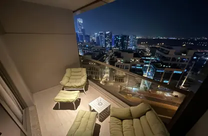 صورة لـ شرفة شقة - 1 حمام للايجار في برج ايليت ريزيدينس - دبي وسط المدينة - دبي ، صورة رقم 1