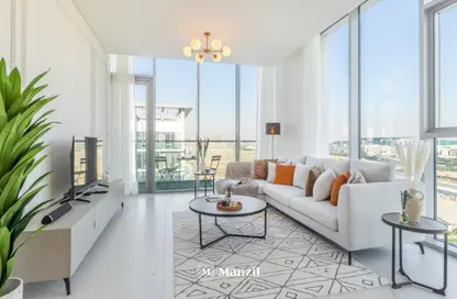 Living Room image for: Apartment - 1 Bedroom - 1 Bathroom for rent in Residences 15 - District One - Mohammed Bin Rashid City - Dubai, Image 1