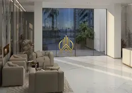 Living Room image for: Apartment - 1 Bedroom - 2 Bathrooms for sale in Binghatti Corner - Jumeirah Village Circle - Dubai, Image 1