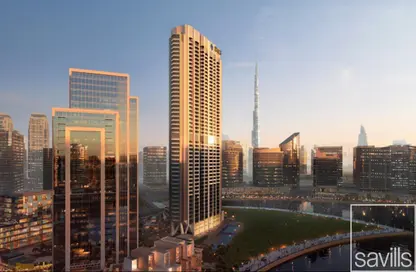 شقة - 1 حمام للبيع في بنينسولا ثري - بنينسولا - الخليج التجاري - دبي