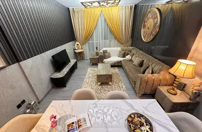 شقة - 2 غرف نوم - 3 حمامات للايجار في ابراج روز - الخان - الشارقة