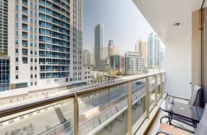 شقة - غرفة نوم - 2 حمامات للبيع في برج التألق 3 - أبراج البريق - دبي مارينا - دبي