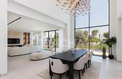 Villa - 5 Bedrooms - 6 Bathrooms for rent in Entertainment Foyer - Mediterranean Clusters - Jumeirah Islands - Dubai