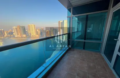 Apartment - 2 Bedrooms - 2 Bathrooms for rent in Danat Al Khan Tower - Al Khan Lagoon - Al Khan - Sharjah