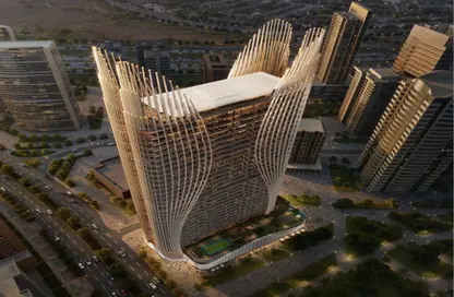 Apartment - Studio - 1 Bathroom for sale in Binghatti Skyhall - Business Bay - Dubai