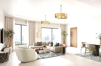 Apartment - 1 Bedroom - 2 Bathrooms for sale in Tower C1 - Ajman Pearl Towers - Ajman Downtown - Ajman