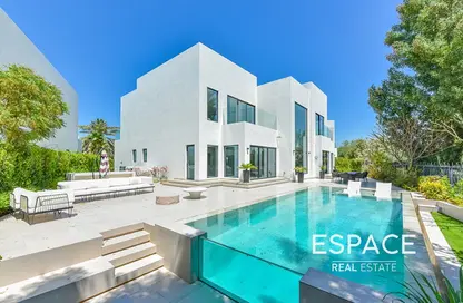Villa - 5 Bedrooms - 6 Bathrooms for rent in Entertainment Foyer - Islamic Clusters - Jumeirah Islands - Dubai