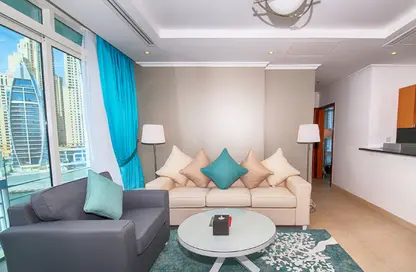 Apartment - 2 Bedrooms - 2 Bathrooms for rent in Jannah Marina Hotel Apartments - Dubai Marina - Dubai