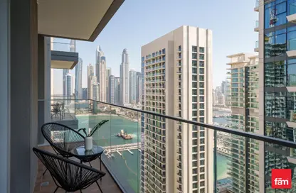 Apartment - 1 Bedroom - 2 Bathrooms for sale in Beach Isle - EMAAR Beachfront - Dubai Harbour - Dubai