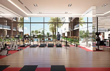 Gym image for: Apartment - 1 Bedroom - 2 Bathrooms for sale in Jewelz by Danube - Arjan - Dubai, Image 1