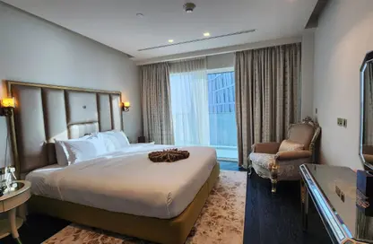 Apartment - 1 Bedroom - 2 Bathrooms for rent in Damac Heights - Dubai Marina - Dubai