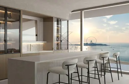 Kitchen image for: Apartment - 2 Bedrooms - 3 Bathrooms for sale in Habtoor Grand Residences - Dubai Marina - Dubai, Image 1