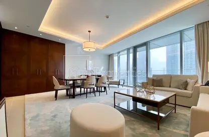 Living / Dining Room image for: Hotel  and  Hotel Apartment - 2 Bedrooms - 3 Bathrooms for rent in The Address Sky View Tower 1 - The Address Sky View Towers - Downtown Dubai - Dubai, Image 1