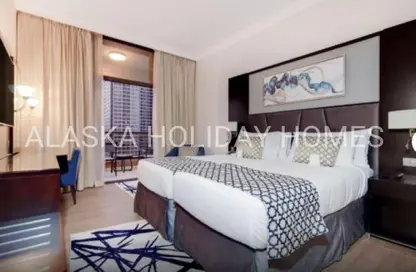 Apartment - 2 Bedrooms - 3 Bathrooms for rent in Two Seasons Hotel  and  Apartments - Dubai Media City - Dubai
