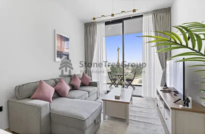 Living Room image for: Apartment - 2 Bedrooms - 2 Bathrooms for rent in Binghatti Crescent - Jumeirah Village Circle - Dubai, Image 1