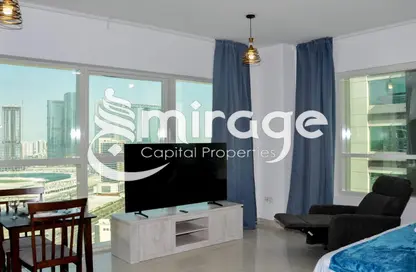 Apartment - Studio - 1 Bathroom for rent in Al Maha Tower - Marina Square - Al Reem Island - Abu Dhabi