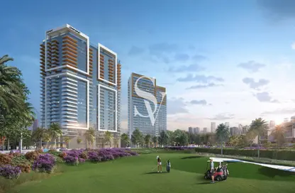 Outdoor Building image for: Apartment - 2 Bedrooms - 2 Bathrooms for sale in Golf Gate - DAMAC Hills - Dubai, Image 1