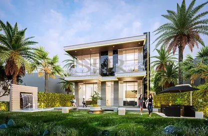 Outdoor House image for: Villa - 7 Bedrooms - 7 Bathrooms for sale in Venice - Damac Lagoons - Dubai, Image 1