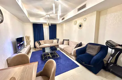 Apartment - 1 Bedroom - 2 Bathrooms for rent in Beach Tower 2 - Al Khan Lagoon - Al Khan - Sharjah