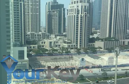 Office Space - Studio - 1 Bathroom for rent in Clover Bay Tower - Business Bay - Dubai