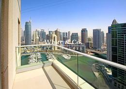 صورةشرفة لـ: شقة - 2 غرف نوم - 3 حمامات للبيع في برج أورورا - مارينا بروموناد - دبي مارينا - دبي, صورة 1