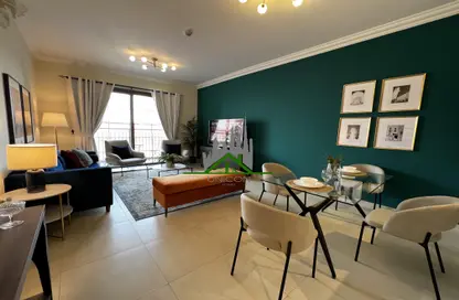 Living / Dining Room image for: Apartment - 1 Bedroom - 2 Bathrooms for rent in Qamar 9 - Madinat Badr - Al Muhaisnah - Dubai, Image 1