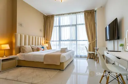 Room / Bedroom image for: Apartment - 1 Bathroom for rent in Jasmine B - Jasmine - DAMAC Hills - Dubai, Image 1
