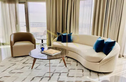 صورة لـ غرفة المعيشة شقة - 2 غرف نوم - 3 حمامات للايجار في أدريس برج هاربور بوينت 2 - أدريس هاربور بوينت - ميناء خور دبي (ذا لاجونز) - دبي ، صورة رقم 1
