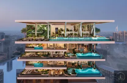 Penthouse - 4 Bedrooms - 5 Bathrooms for sale in Fairmont Residences Solara Tower - Downtown Dubai - Dubai