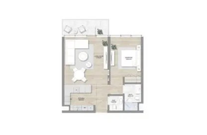 Apartment - 1 Bedroom - 2 Bathrooms for sale in Skai - Raha Island - Mina Al Arab - Ras Al Khaimah