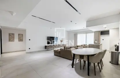 Living / Dining Room image for: Apartment - 2 Bedrooms - 2 Bathrooms for sale in Marwa Heights - Jumeirah Village Circle - Dubai, Image 1