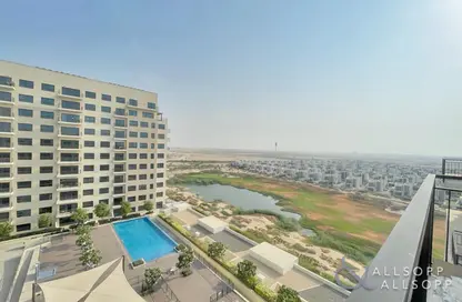 Outdoor Building image for: Apartment - 2 Bedrooms - 3 Bathrooms for rent in Golf Views - EMAAR South - Dubai South (Dubai World Central) - Dubai, Image 1