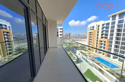 Balcony image for: Apartment - 2 Bedrooms - 2 Bathrooms for rent in AZIZI Riviera 26 - Meydan One - Meydan - Dubai, Image 1