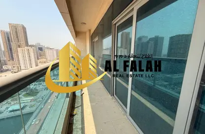 Apartment - 1 Bedroom - 2 Bathrooms for rent in Palm Tower 3 - Palm Towers - Al Majaz - Sharjah