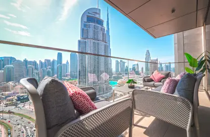 Apartment - 2 Bedrooms - 3 Bathrooms for rent in Boulevard Point - Downtown Dubai - Dubai