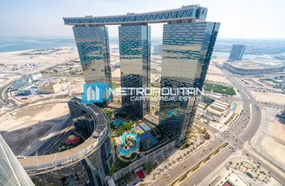 Apartment - 1 Bedroom - 2 Bathrooms for sale in The Gate Tower 1 - Shams Abu Dhabi - Al Reem Island - Abu Dhabi