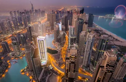 Apartment - 1 Bedroom - 2 Bathrooms for sale in Pelagos by IGO - Dubai Marina - Dubai